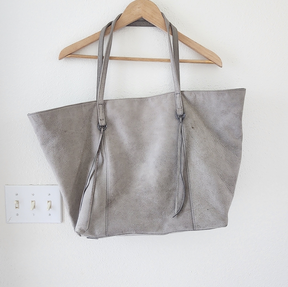 Hobo Kingston Gray Suede Bag